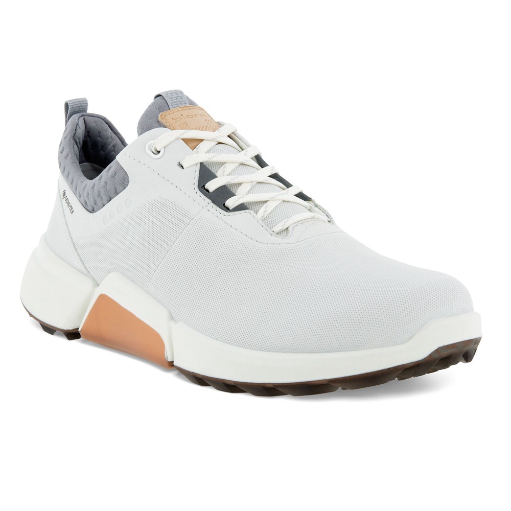 Zapatos De Golf Mujer - ECCO Biom H4 - Blancos - HJV694853